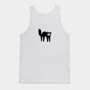 Spooked cat Tank Top